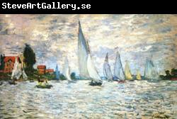 Claude Monet The Barks Regatta at Argenteuil